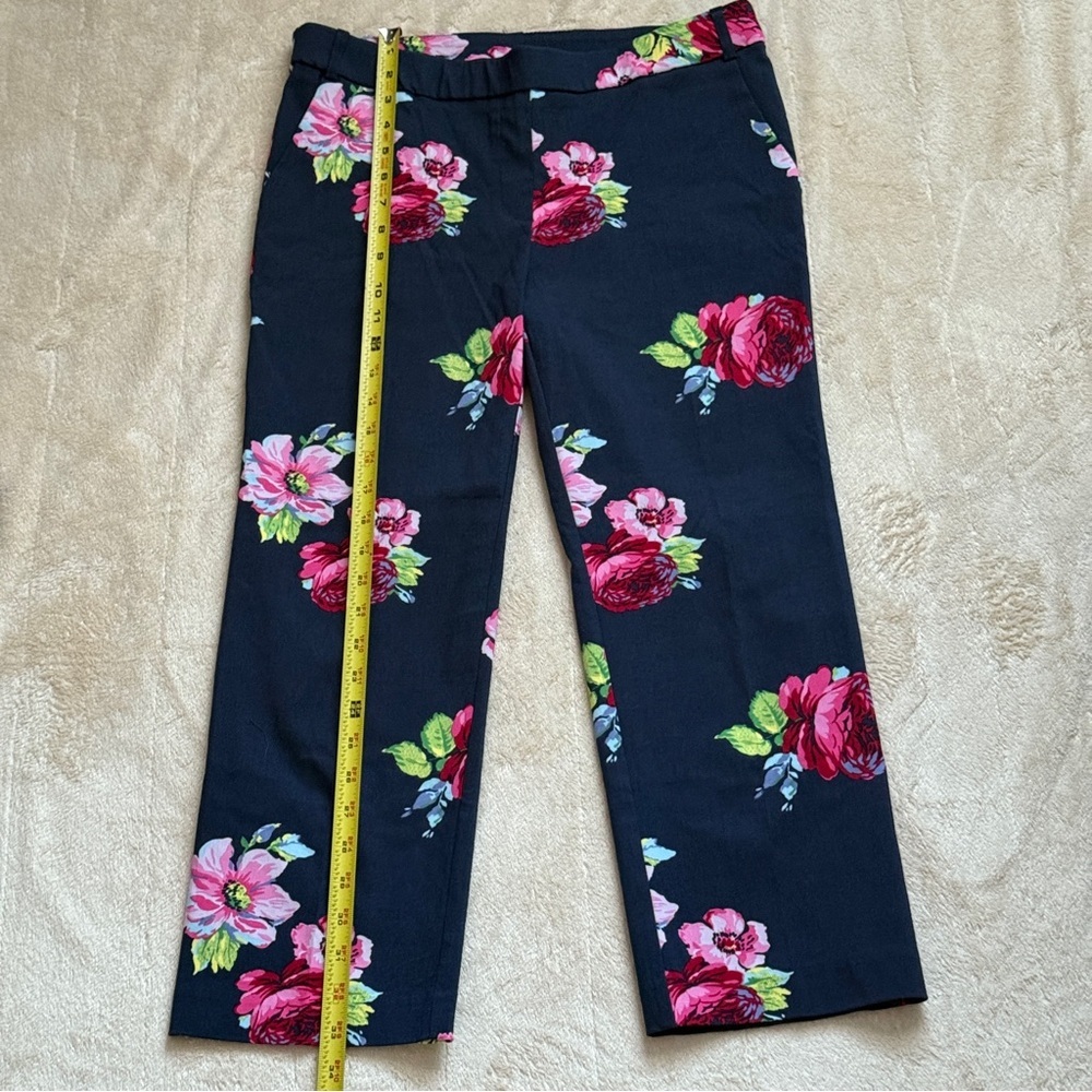 JL Jules & Leopold Blue Floral Pants Size M - Picture 5 of 9